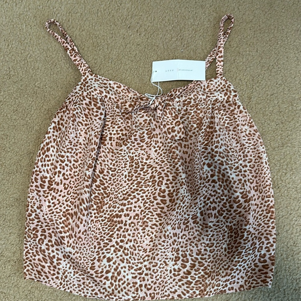 NWT Lush tank top with bow detail - sz.S